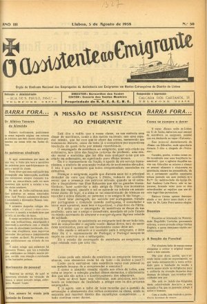 capa do N.º 30 de 5/8/1938