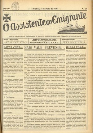 capa do N.º 39 de 5/5/1939