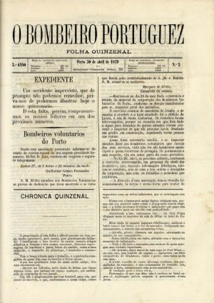 capa do A. 3, n.º 3 de 30/4/1879