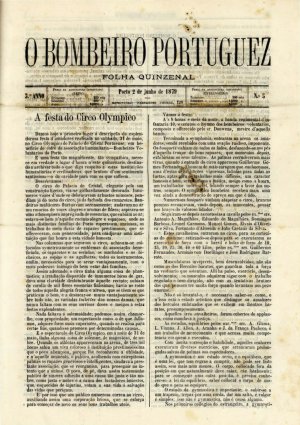 capa do A. 3, n.º 5 de 2/6/1879