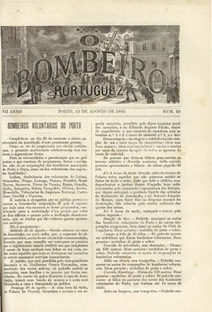 capa do A. 7, n.º 10 de 15/8/1883