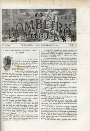 capa do A. 6, n.º 12 de 15/9/1882