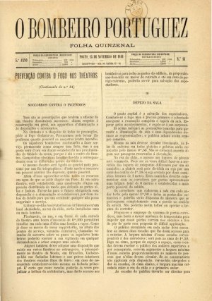 capa do A. 5, n.º 16 de 15/11/1881