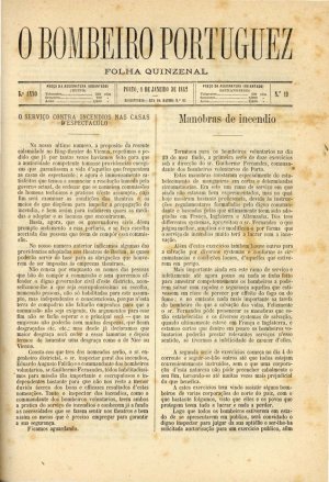 capa do A. 5, n.º 19 de 1/1/1882