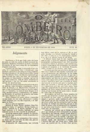 capa do A. 7, n.º 20 de 1/2/1884