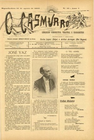 capa do A. 1, n.º 16 de 22/8/1905