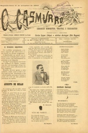 capa do A. 1, n.º 20 de 11/9/1905