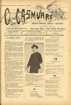 capa do A. 1, n.º 22 de 25/9/1905