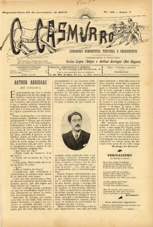 capa do A. 1, n.º 29 de 13/11/1905