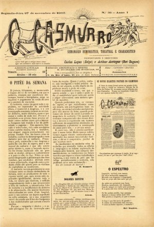 capa do A. 1, n.º 31 de 27/11/1905