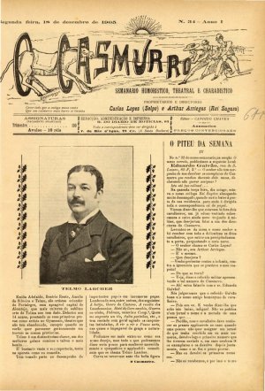 capa do A. 1, n.º 34 de 18/12/1905