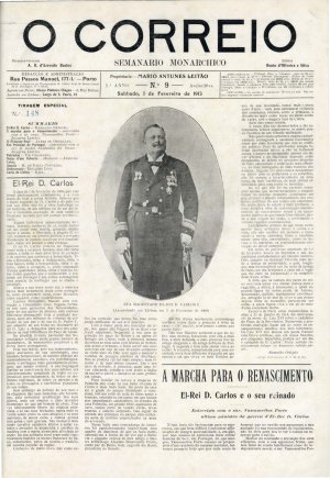 capa do A. 1, n.º 9 (tiragem especial) de 1/2/1913