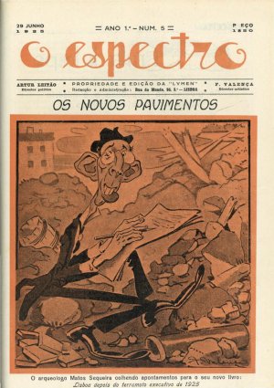 capa do Ano 1, n.º 5 de 29/6/1925