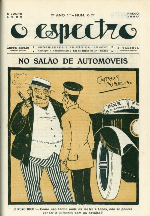 capa do Ano 1, n.º 6 de 6/7/1925