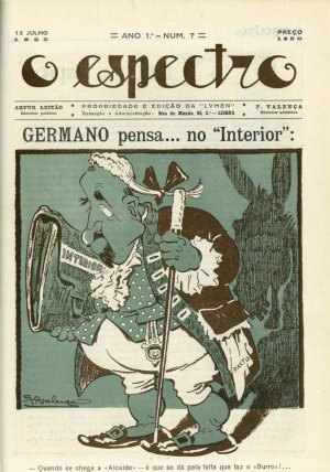 capa do Ano 1, n.º 7 de 13/7/1925