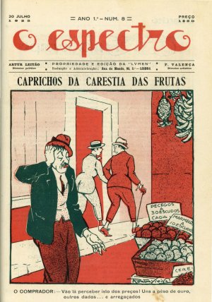 capa do Ano 1, n.º 8 de 20/7/1925