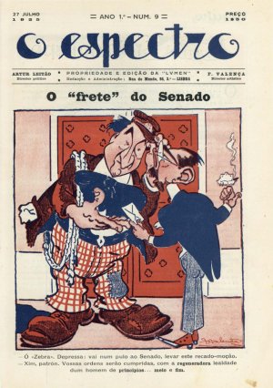 capa do Ano 1, n.º 9 de 27/7/1925