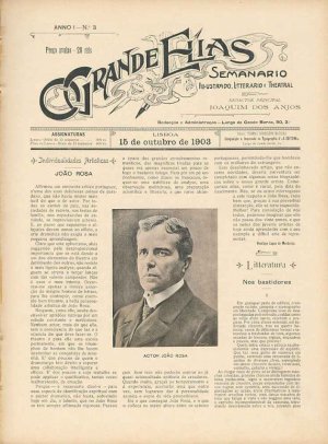 capa do A. 1, s. 1, n.º 3 de 15/10/1903