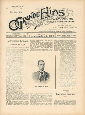 capa do A. 1, s. 1, n.º 10 de 3/12/1903