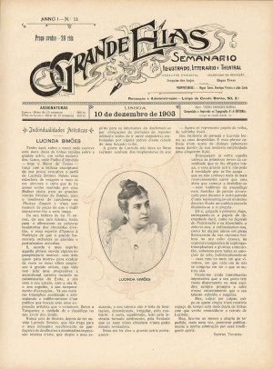capa do A. 1, s. 1, n.º 11 de 10/12/1903