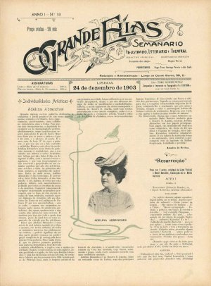 capa do A. 1, s. 1, n.º 13 de 24/12/1903