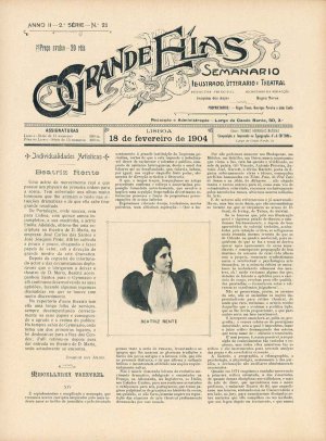 capa do A. 2, s. 2, n.º 21 de 18/2/1904