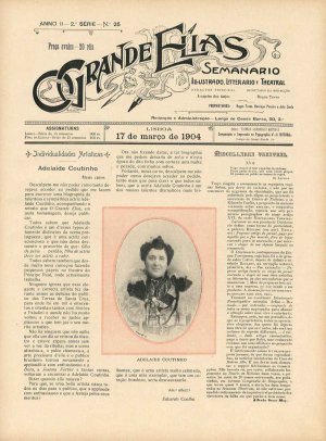 capa do A. 2, s. 2, n.º 25 de 17/3/1904