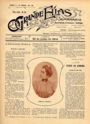 capa do A. 2, s. 3, n.º 39 de 23/6/1904