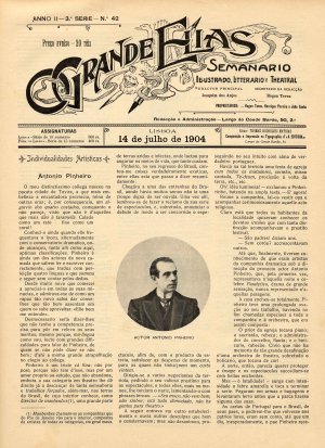 capa do A. 2, s. 3, n.º 42 de 14/7/1904