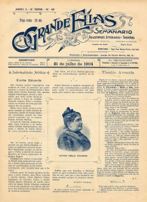 capa do A. 2, s. 3, n.º 43 de 21/7/1904