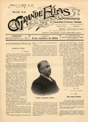 capa do A. 2, s. 4, n.º 54 de 6/10/1904