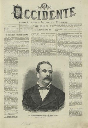 capa do A. 7, n.º 186 de 21/2/1884