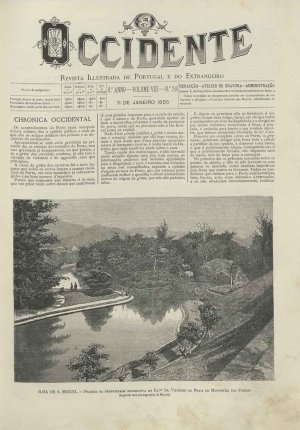 capa do A. 8, n.º 218 de 11/1/1885