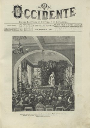 capa do A. 8, n.º 221 de 11/2/1885