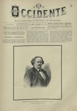 capa do A. 10, n.º 314 de 11/9/1887