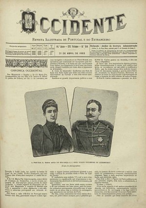 capa do A. 16, n.º 516 de 21/4/1893