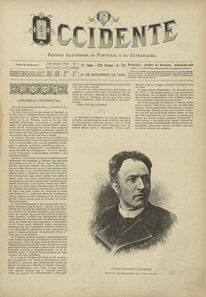 capa do A. 17, n.º 573 de 21/11/1894
