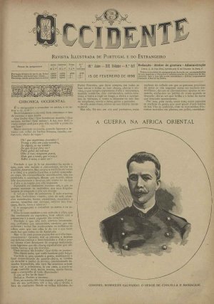 capa do A. 19, n.º 617 de 15/2/1896