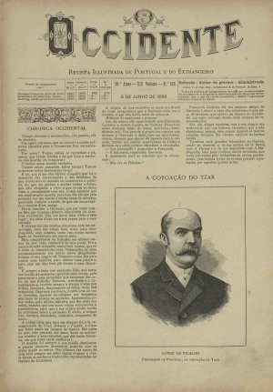 capa do A. 19, n.º 628 de 5/6/1896