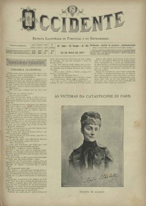 capa do A. 20, n.º 663 de 30/5/1897