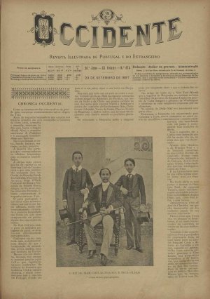 capa do A. 20, n.º 674 de 20/9/1897