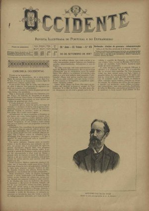 capa do A. 20, n.º 675 de 30/9/1897