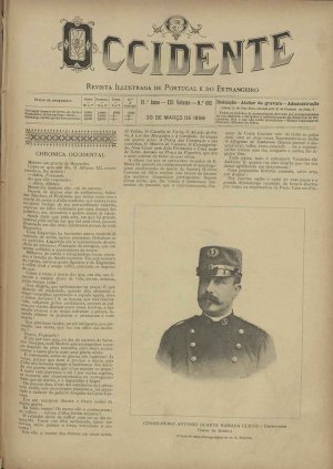 capa do A. 21, n.º 692 de 20/3/1898