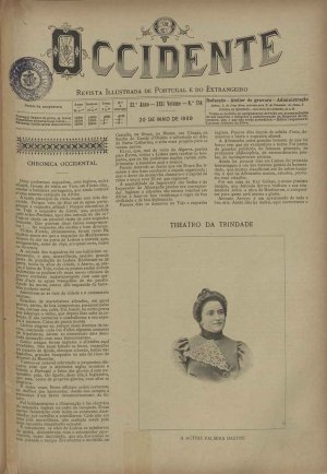 capa do A. 22, n.º 734 de 20/5/1899