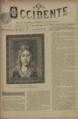 capa do A. 22, n.º 739 de 10/7/1899