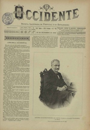 capa do A. 22, n.º 755 de 20/12/1899
