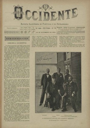 capa do A. 23, n.º 791 de 20/12/1900