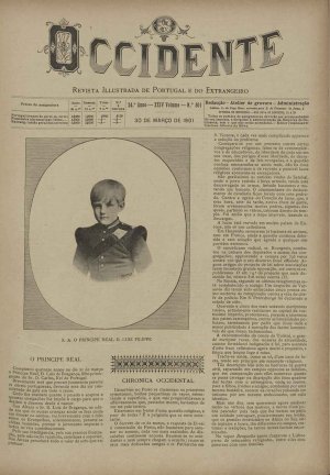 capa do A. 24, n.º 801 de 30/3/1901
