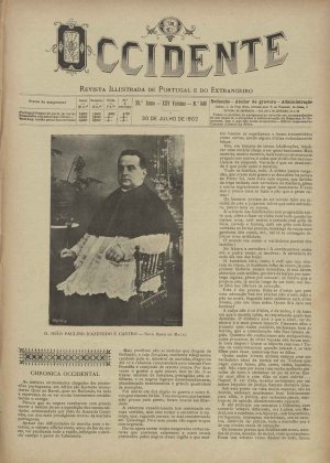 capa do A. 25, n.º 849 de 30/7/1902