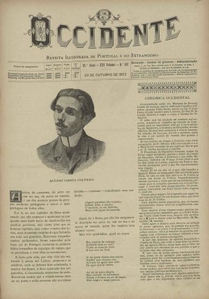 capa do A. 25, n.º 857 de 20/10/1902